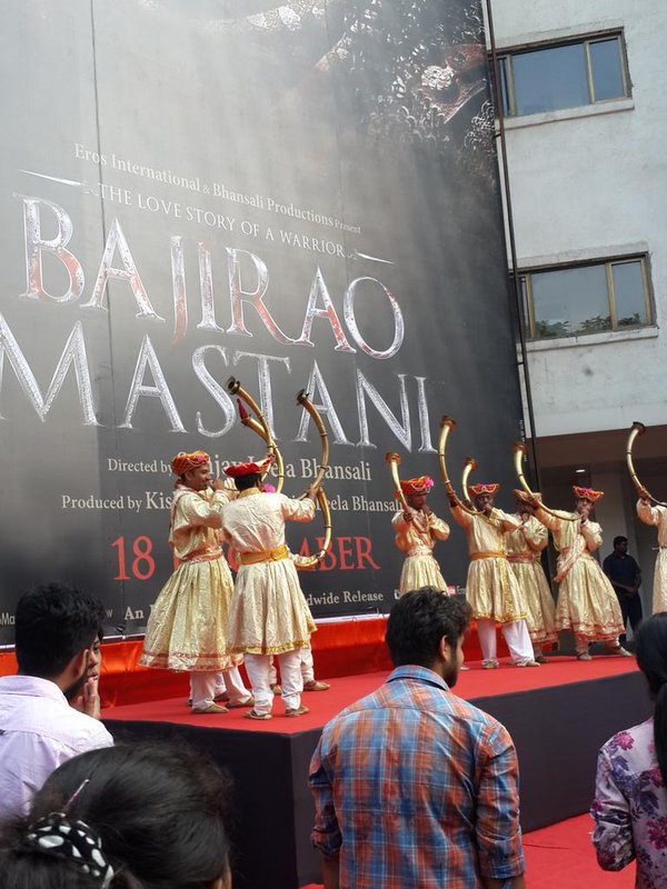Bajirao Mastani is an upcoming Indian historical romance film produced and directed by Sanjay Leela Bhansali. Ranveer Singh, Deepika Padukone and Priyanka Chopra in the lead role. Ranveer Singh,Bajirao Mastani first look poster,Bajirao Mastani poster,Ranveer Singh reveals Bajirao Mastani first look poster,Ranveer Singh's Bajirao Mastani first look poster,Bajirao Mastani,Deepika Padukone