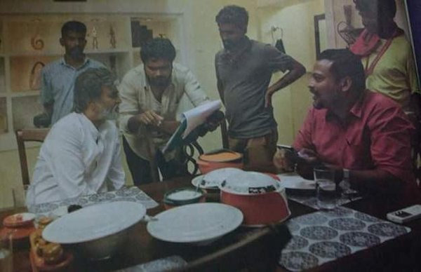 Kabali is an upcoming Indian Tamil mob film written and directed by Pa. Ranjith. The film stars Rajinikanth, Radhika Apte, Kishore, Kalaiyarasan, Dhansika and Dinesh Ravi in the lead role. Rajinikanth,actor Rajinikanth,Rajinikanth in Kabali,Kabali,Kabali working stills,Kabali movie stills,Kabali movie pics,Kabali movie images,Kabali movie photos,Kabali movie pictures,rajini,super star Rajinikanth,superstar Rajinikanth