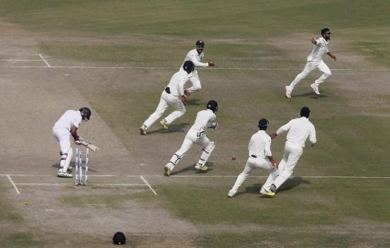 India wins First test match against South Africa in Mohali.