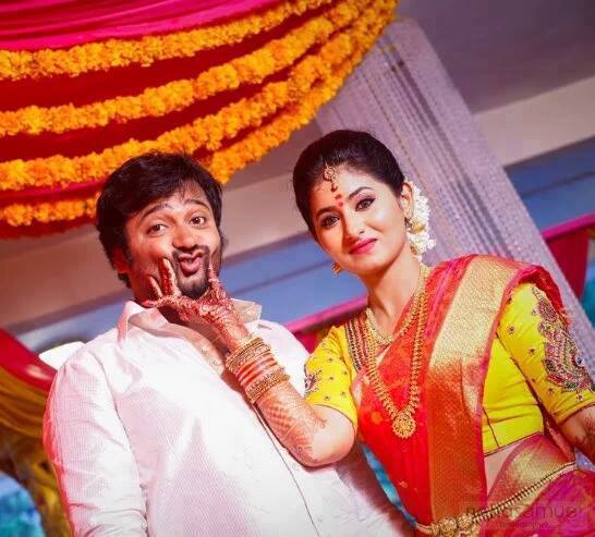 Bobby Simha and Reshmi Menon's engagement held in a private guest house in Mylapore in Chennai on 8 November. Bobby Simha and Reshmi Menon,Bobby Simha,Reshmi Menon,reshmi menon engagement,bobby simha engagement,bobby simha engagement photos,bobby simha wedding,Reshmi Menon wedding