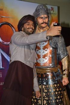 Bollywood actor Ranveer Singh today launched the much-awaited graphic web series, Blazing Bajirao at a popular suburban multiplex.