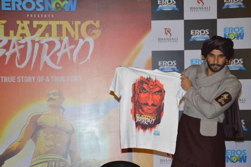 Bollywood actor Ranveer Singh today launched the much-awaited graphic web series, Blazing Bajirao at a popular suburban multiplex. Ranveer Singh,Ranveer Singh launches Blazing Bajirao,Blazing Bajirao,actor Ranveer Singh