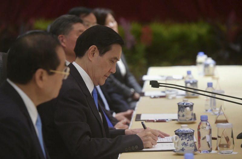 Leaders of political rivals China and Taiwan met on Saturday for the first time in more than 60 years for talks that come amid rising anti-Beijing sentiment on the self-ruled democratic island and weeks ahead of elections there. China and Taiwan's Historic Meeting,China and Taiwan Meeting,China's President Xi Jinping,Taiwan's President Ma Ying-jeou,Beijing sentiment,summit in Singapore