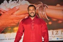 Actor Salman Khan and Director Sooraj Barjatya at Prem Ratan Dhan Payo promotion event held yesterday 9 November at Mehboob studios.