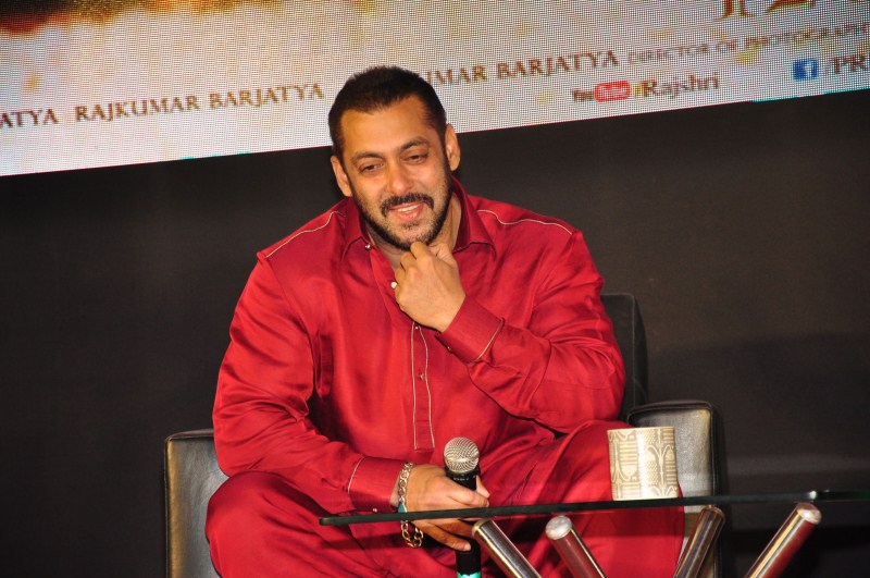 Actor Salman Khan and Director Sooraj Barjatya at Prem Ratan Dhan Payo promotion event held yesterday 9 November at Mehboob studios. Salman Khan,Sooraj Barjatya,Salman Khan and Sooraj Barjatya,Prem Ratan Dhan Payo promotion,Salman Khan at Prem Ratan Dhan Payo promotion,Sooraj Barjatya at Prem Ratan Dhan Payo promotion,Prem Ratan Dhan Payo movie promotion