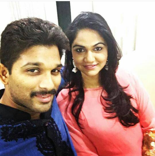 South Indian superstar Allu Arjun celebrated Diwali -- the festival of colours-- with his family. Allu arjun,allu arjun diwali,allu arjun family,allu arjun family photos