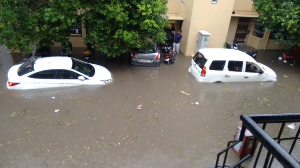 A deep depression over the Bay of Bengal crossed near the Tamil Nadu-Puducherry coast, resulting in heavy rain and the consequent flood in Chennai. Chennai Cyclone,Chennai Cyclone Update,Heavy Rainfall,Heavy Rainfall in chennai,Chennai Rainfall,heavy rain in chennai,Heavy Rainfall affects traffic