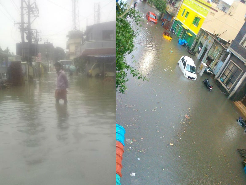 A deep depression over the Bay of Bengal crossed near the Tamil Nadu-Puducherry coast, resulting in heavy rain and the consequent flood in Chennai. Chennai Cyclone,Chennai Cyclone Update,Heavy Rainfall,Heavy Rainfall in chennai,Chennai Rainfall,heavy rain in chennai,Heavy Rainfall affects traffic
