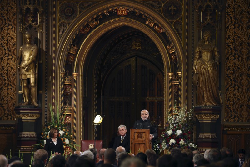 Prime Minister Narendra Modi arrived in London on Thursday (12 November) for his first visit to the United Kingdom since he assumed office. Narendra Modi,Narendra Modi UK Visit,Narendra Modi UK Visit Day 1,Narendra Modi in UK,Narendra Modi addesses,David Cameron,modi and David Cameron,Narendra Modi and David Cameron