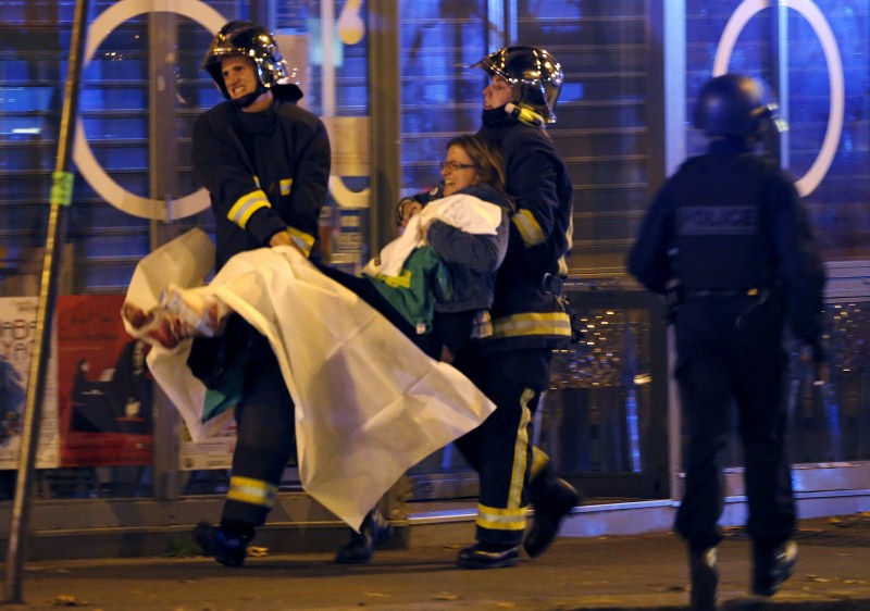 PARIS Gunmen and bombers attacked restaurants, a concert hall and a sports stadium at locations across Paris on Friday, killing at least 120 people in what a shaken President Francois Hollande called an unprecedented terrorist attack. Paris attacks,Paris attacks 2015,President Francois Hollande,PARIS Gunmen and bombers attacked,PARIS Gunmen,PARIS Gunmen and bombers,PARIS attacked,PARIS bombers attacked
