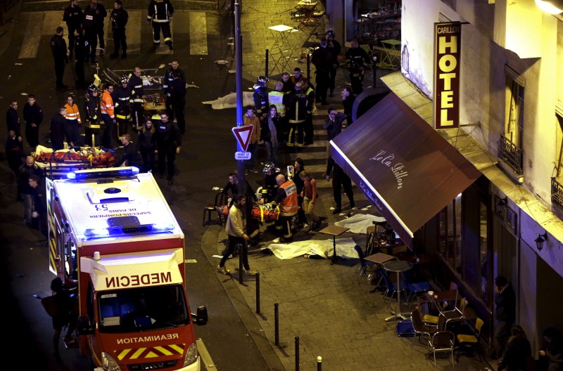 PARIS Gunmen and bombers attacked restaurants, a concert hall and a sports stadium at locations across Paris on Friday, killing at least 120 people in what a shaken President Francois Hollande called an unprecedented terrorist attack. Paris attacks,Paris attacks 2015,President Francois Hollande,PARIS Gunmen and bombers attacked,PARIS Gunmen,PARIS Gunmen and bombers,PARIS attacked,PARIS bombers attacked