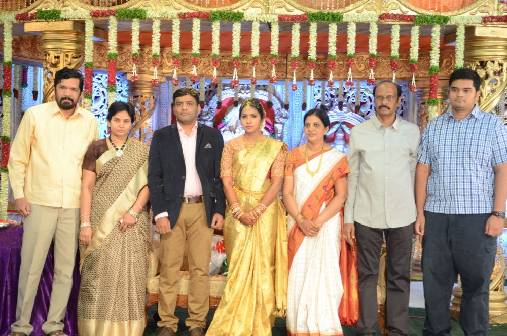Bhanodaye (Daughter of Director Siva Nageswara Rao) Wedding Reception held on 15 November in Hyderabad. SS Rajamouli, Rajendra Prasad, Gopichand, Anjali, Brahmanandam, Posani Krishna Murali, Jayasudha, Saikumar and others graced the event. Siva Nageswara Rao Daughter Wedding Reception,SS Rajamouli,Rajendra Prasad,Gopichand,Anjali,Brahmanandam,Posani Krishna Murali,Jayasudha,Saikumar,Siva Nageswara Rao Daughter Wedding,Siva Nageswara Rao Daughter Wedding Reception pics,Siva Nageswara Rao Dau