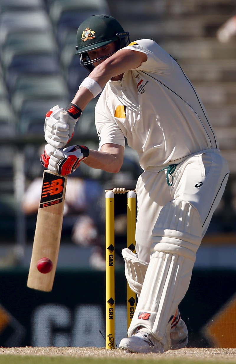 Photos of Fourth day of the second cricket test match between Australia v New Zealand at the WACA ground in Perth. Australia v New Zealand,New Zealand v Australia,Australia v New Zealand test match,Australia v New Zealand 2015,AusvsNZ