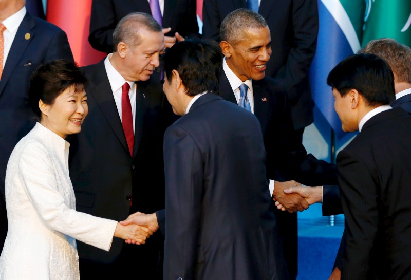 U.S. President Barack Obama and Russian President Vladimir Putin agreed on the need for a Syria-led political transition including U.N.-mediated talks, when they spoke at the G20 summit. G20 Summit,G20 Summit 2015 Turkey,G20 Summit 2015,Barack Obama,Vladimir Putin,G20 Summit pics,G20 Summit images,G20 Summit photos,G20 Summit stills,G20 Summit pictures