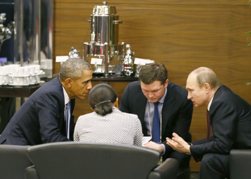 U.S. President Barack Obama and Russian President Vladimir Putin agreed on the need for a Syria-led political transition including U.N.-mediated talks, when they spoke at the G20 summit. G20 Summit,G20 Summit 2015 Turkey,G20 Summit 2015,Barack Obama,Vladimir Putin,G20 Summit pics,G20 Summit images,G20 Summit photos,G20 Summit stills,G20 Summit pictures