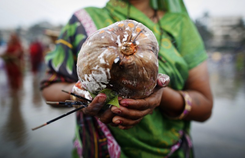 Hindu devotees worship the Sun god and fast all day for the betterment of their family and society during the festival. This festival is also known as Chhathi, Chhath Parv, Chhath Puja, Dala Chhath, Dala Puja or Surya Shashthi. Chhath Puja,Chhath Puja 2015,Chhath Puja celebration,Chhath Puja 2015 celebration,Chhath Puja festival,Bihar Chhath puja,Chhat Puja celebrations,Chhathi Maiya,Chhathi,Chhath Parv,Dala Chhath,Dala Puja,Surya Shashthi