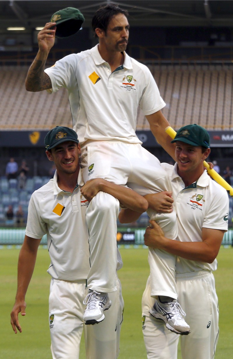Australia fast bowler Mitchell Johnson retires from international cricket. Mitchell Johnson,Australia fast bowler Mitchell Johnson,fast bowler Mitchell Johnson,Mitchell Johnson retires,cricket,Australia Vs New Zealand,Mitchell Johnson bids farewell,Mitchell Johnson farewell