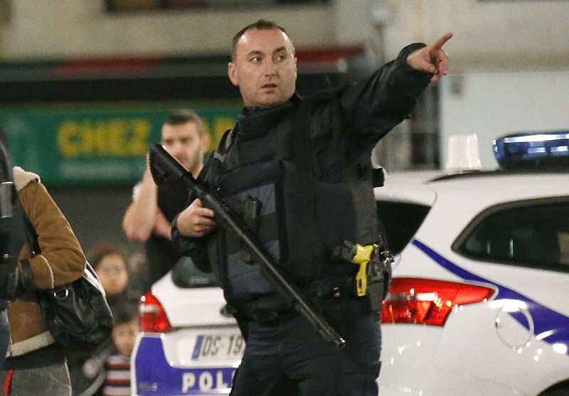 Gunfire erupted in a north Paris suburb early on Wednesday as special police forces launched an operation to catch suspects believed to be behind gun and bomb attacks in which 129 people were killed last week. Paris Attacks,Gunfire erupts in Saint-Denis,Gunfire in Saint-Denis,Gunfire at Saint-Denis,Saint-Denis,bomb attacks,Gunfire erupted,north Paris