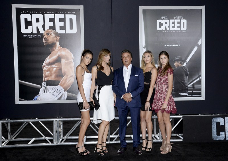 Sterling Brim, Janelle Monae, Tessa Thompson, Carl Weathers at Creed premiere show in Los Angeles, California. The film opens in the U.S. on 25 November. Creed premiere show,Creed,Sterling Brim,Janelle Monae,Tessa Thompson