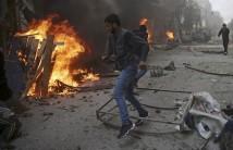 Scenes from the deadly streets of the Syrian capital.