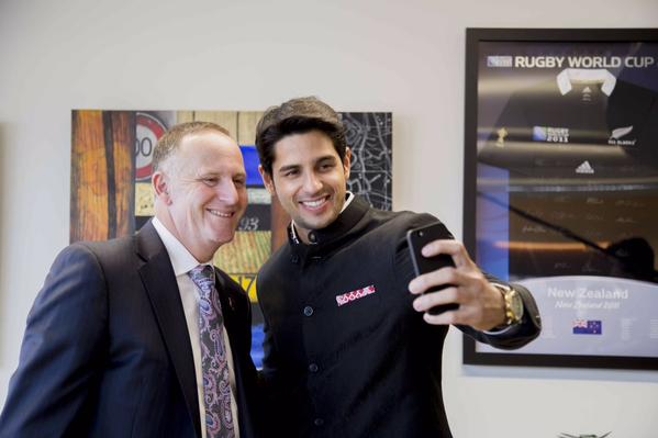 Sidharth Malhotra and John Key, who connected at various levels spoke at length on the adventure sports that the country has to offer, Bollywood cinema and a lot more! The conversation was extremely enriching and Sidharth was immensely inspired by the PM. Sidharth Malhotra,Sidharth Malhotra meets New Zealand's Prime Minister John Key,Sidharth Malhotra meets John Key,New Zealand's Prime Minister John Key,Prime Minister John Key,Sidharth Malhotra latest pics,Sidharth Malhotra latest images,Sidharth