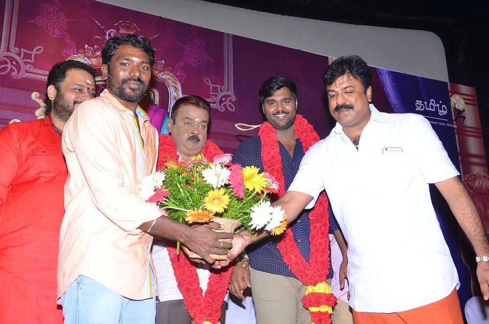 Vijayakanth's Tamizhan Endru Sol movie launched at Vadapalani studio, Chennai on Sunday (22 November). Tamizhan Endru Sol,Vijayakanth,Tamizhan Endru Sol movie launch,capatain vijayakanth,Vijayakanth's Tamizhan Endru Sol movie launch,Tamizhan Endru Sol movie pooja,Tamizhan Endru Sol movie launch pics,Tamizhan Endru Sol movie launch images,Tamizhan Endr