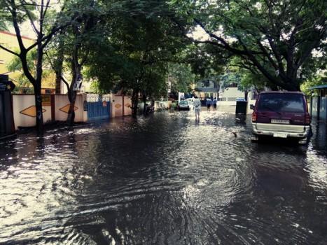 Torrential rain battered several areas in Tamil Nadu on Monday which were just recovering from an early bout of rain.