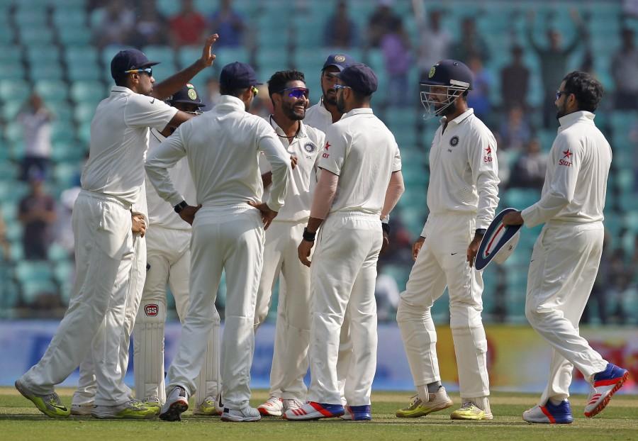 India on Friday won the third Test by 124 runs, clinching the four-match series against South Africa 2-0 at the Vidarbha Cricket Association Stadium here. India vs south africa,India vs South Africa 2015,India vs South Africa Test Series,India Batting,Vidarba Cricket Association Stadium,Vidarba Cricket Stadium,Ind vs SA