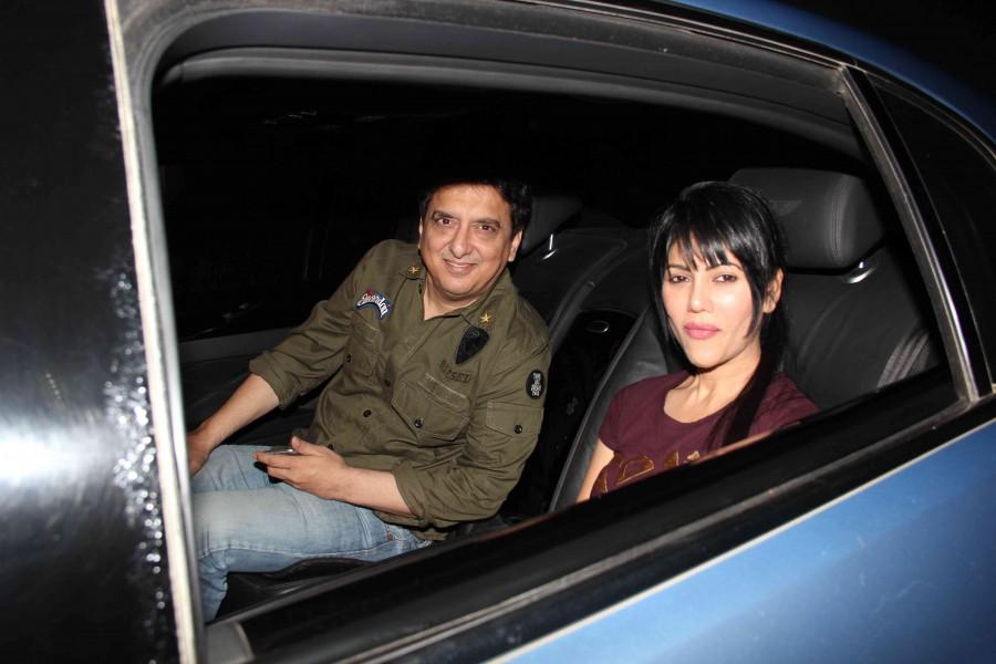 Deepika Padukone, Ranbir Kapoor, Ranveer Singh, Alka Yagnik, Hakim Aalim, Sajid Nadiadwala, Wardha Khan, Siddharth Roy Kapur, Sunidhi Chauhan and Director Imtiaz Ali graced Tamasha special Screening. Tamasha special Screening,Tamasha,Ranbir Kapoor,Ranveer Singh,Deepika Padukone,Tamasha special Screening pics,Tamasha special Screening images,Tamasha special Screening photos,Tamasha special Screening stills,Tamasha special Screening pictures