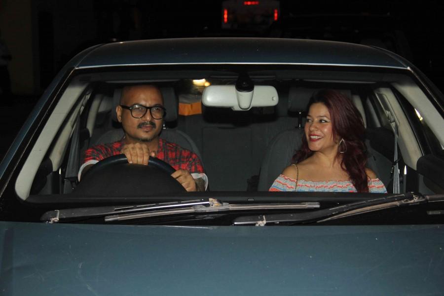 Deepika Padukone, Ranbir Kapoor, Ranveer Singh, Alka Yagnik, Hakim Aalim, Sajid Nadiadwala, Wardha Khan, Siddharth Roy Kapur, Sunidhi Chauhan and Director Imtiaz Ali graced Tamasha special Screening. Tamasha special Screening,Tamasha,Ranbir Kapoor,Ranveer Singh,Deepika Padukone,Tamasha special Screening pics,Tamasha special Screening images,Tamasha special Screening photos,Tamasha special Screening stills,Tamasha special Screening pictures