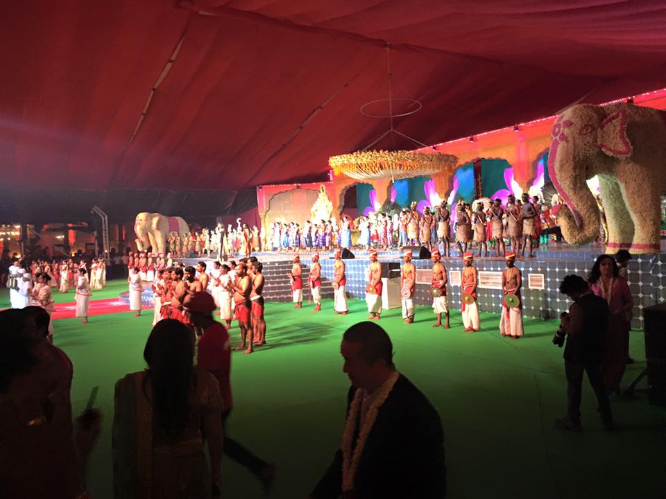 NRI businessman Ravi Pillai's daughter Arathi married Kochi-based doctor Adithya Vishnu in an extravagant wedding ceremony tat took place at Asramam Maidan in Kollam on 26 November. Ravi pillai daughter wedding,Ravi pillai daughter wedding photos,Ravi pillai daughter wedding new photos,photos of Ravi pillai daughter wedding,arathi wedding,asramam maidan kollam,asramam maidan kollam weddinng photos