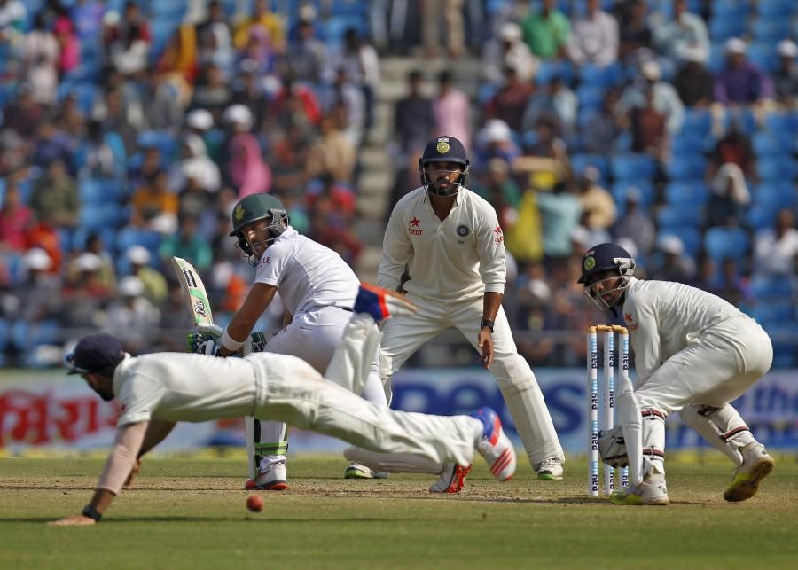 India on Friday won the third Test by 124 runs, clinching the four-match series against South Africa 2-0 at the Vidarbha Cricket Association Stadium here. India vs south africa,India vs South Africa 2015,India vs South Africa Test Series,India Batting,Vidarba Cricket Association Stadium,Vidarba Cricket Stadium,Ind vs SA