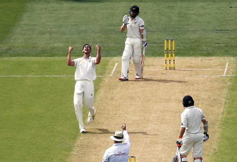 Australia v New Zealand: First day of the third cricket test match at the Adelaide Oval, in South Australia. Australia v New Zealand,Australia vs New Zealand,Australia vs New Zealand 1st Day-Night Test,Australia vs New Zealand Historical Day-Night Test at Adelaide Oval,Australia vs New Zealand 2015,Australia Vs New Zealand Test Series,Australia vs New Zealand Pi