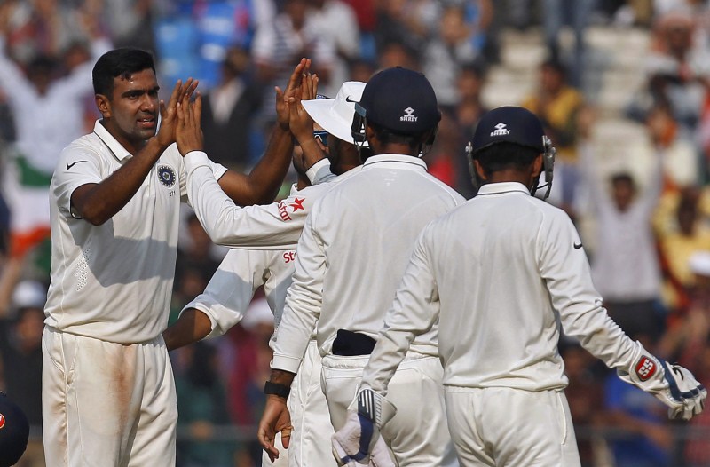 Ashwin is the now the highest wicket-taker of 2015 with 55 scalps in his kitty, ahead of England pacer Stuart Broad (51). The last time an Indian bowler had taken 50 or more Test wickets in a year was in 2008 when off-spinner Harbhajan Singh took 53. Ravichandran Ashwin,Ashwin,Ravichandran Ashwin Man of the Series,Ravichandran Ashwin becomes highest Test wicket taker of 2015,Ashwin highest Test wicket,india vs south africa