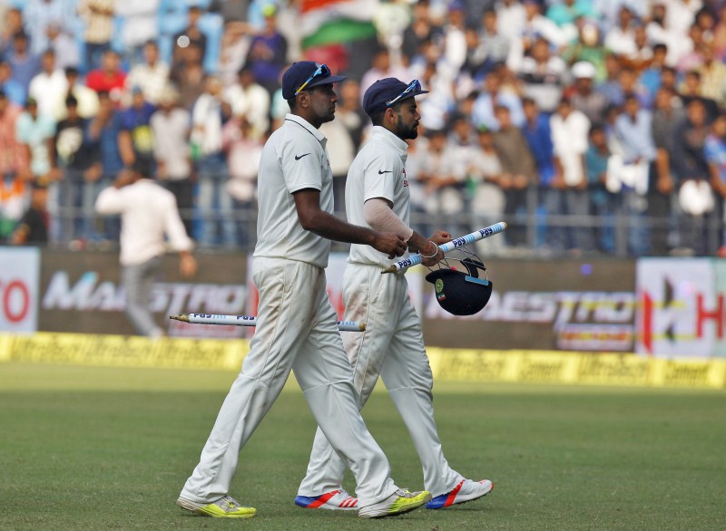 Ashwin is the now the highest wicket-taker of 2015 with 55 scalps in his kitty, ahead of England pacer Stuart Broad (51). The last time an Indian bowler had taken 50 or more Test wickets in a year was in 2008 when off-spinner Harbhajan Singh took 53. Ravichandran Ashwin,Ashwin,Ravichandran Ashwin Man of the Series,Ravichandran Ashwin becomes highest Test wicket taker of 2015,Ashwin highest Test wicket,india vs south africa