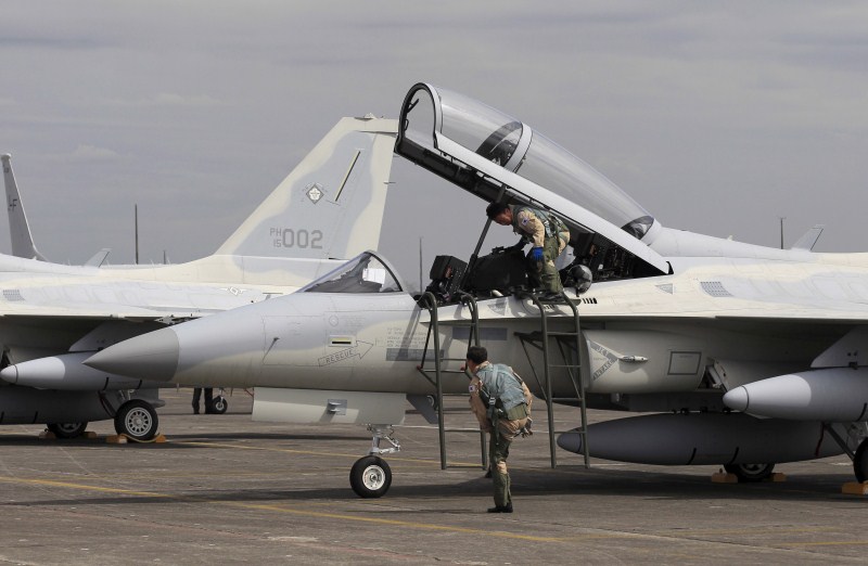 The FA-50 fighter planes are the first of 12 aircrafts to be delivered that the Philippines acquired from South Korea under a commercial deal worth 18 billion pesos ($381 million) to boost Manila's maritime security capability, according to local media. FA-50 fighters jets,FA-50 jets,Philippine's first FA-50 fighters jets,FA-50 fighter planes,First New Fighter Jets,Philippine Air Force