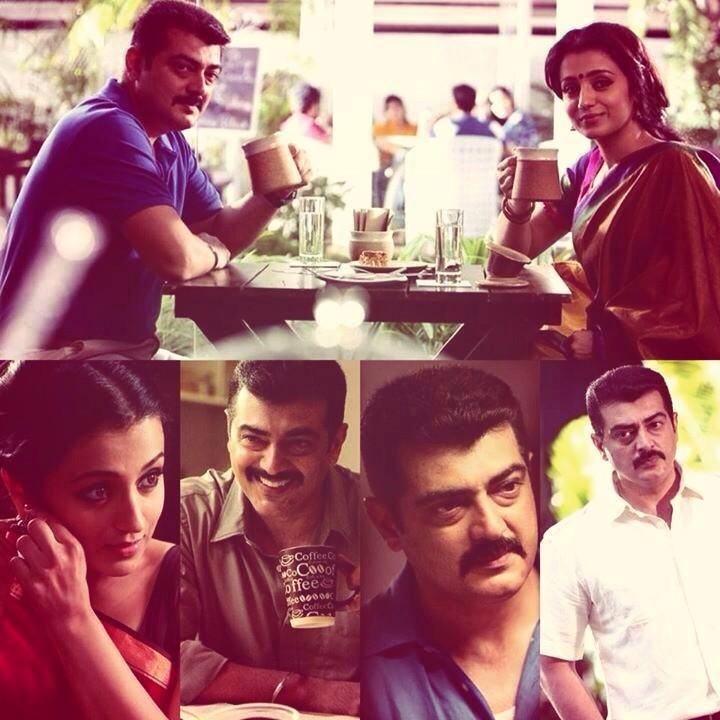 Ajith kumar,Thala ajith,Trisha,Trisha and Ajith,anushka shetty,Yennai Arindhaal,Yennai Arindhaal stills