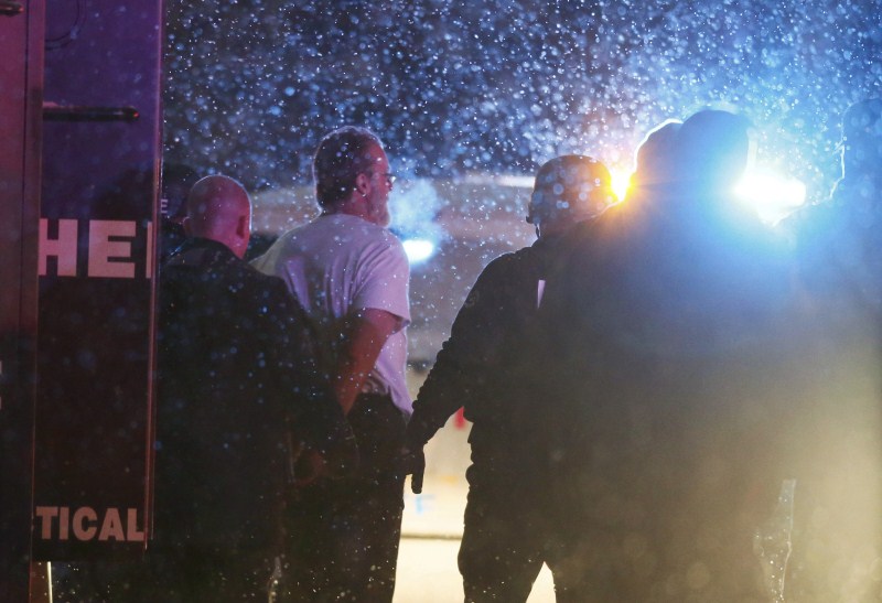 Images from the standoff at a Planned Parenthood clinic in Colorado Springs. Shootout at Planned Parenthood Center,Colorado Springs Shootout at Planned Parenthood Center,Parenthood Center,Colorado Springs,Springs Shootout,Planned Parenthood Center