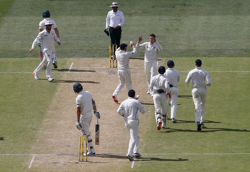 Australia v New Zealand: First day of the third cricket test match at the Adelaide Oval, in South Australia. Australia v New Zealand,Australia vs New Zealand,Australia vs New Zealand 1st Day-Night Test,Australia vs New Zealand Historical Day-Night Test at Adelaide Oval,Australia vs New Zealand 2015,Australia Vs New Zealand Test Series,Australia vs New Zealand Pi