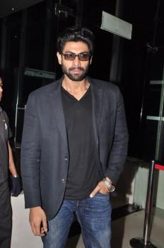 Telugu movie Size Zero Movie Special Show held at PVR Cinemas at Banjara Hills in Hyderabad. Actor Rana Daggubati, Nani, Actress Regina Cassandra, Sonal Chauhan and Rakul Preet Singh graced the event.