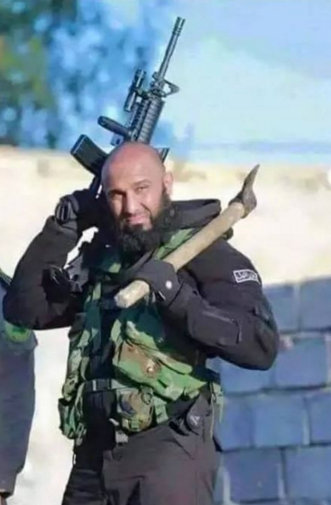 Ayyub Faleh al-Rubaie,the Iraqi shia fighter, is more popularly known by his nom de guerre Abu Azrael, which means the Angel of death,Iraqi rambo,rambo,Abu Azrael,Isis killer,Shia hero,shia poster boy,Abu Azrael rambo,Ayyub Faleh al-Rubaie