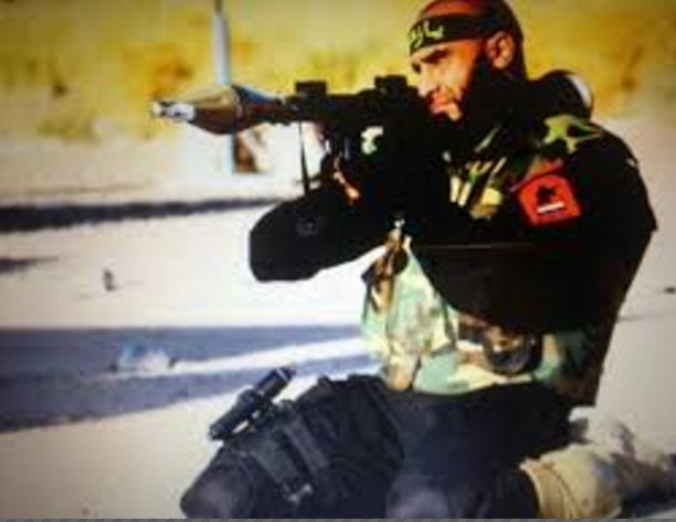 Ayyub Faleh al-Rubaie,the Iraqi shia fighter, is more popularly known by his nom de guerre Abu Azrael, which means the Angel of death,Iraqi rambo,rambo,Abu Azrael,Isis killer,Shia hero,shia poster boy,Abu Azrael rambo,Ayyub Faleh al-Rubaie