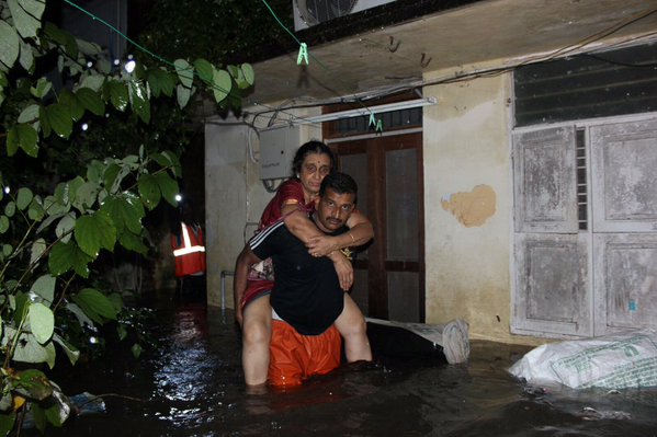 After some days of respite, fresh downpour on Tuesday crippled life here, flooding numerous roads and neighbourhoods and causing traffic jams and power cuts. Chennai Rainfall,Chennai battles Flooding after Heavy Rainfall,Chennai Flooding,Heavy Rainfall Chennai,ChennaiFloods,#ChennaiFloods,Chennai Floods