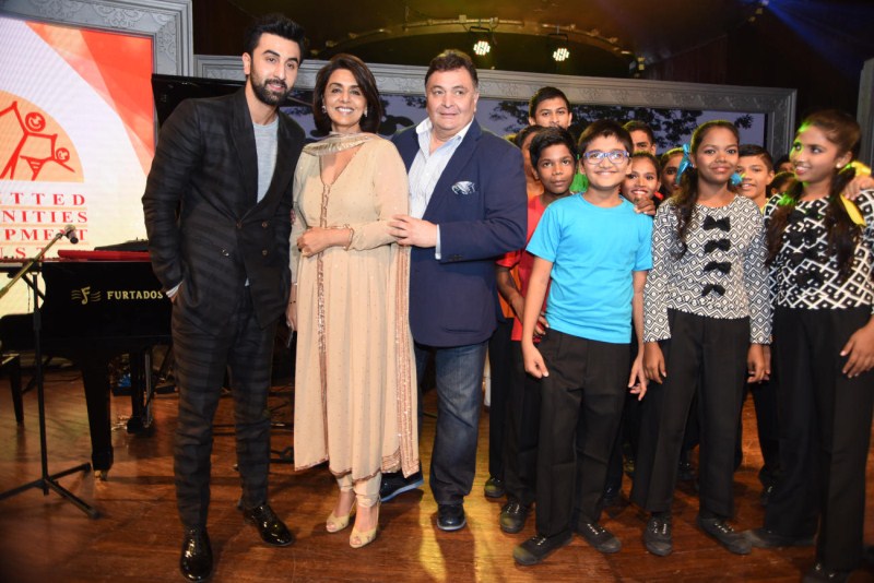 NGO - Ranbir Kapoor,Rishi Kapoor,Neetu Singh,Randhir Kapoor,CCDT NGO's 25th year celebration,Committed Communities Development Trust