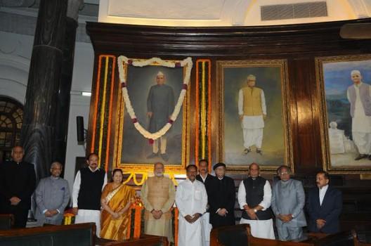 Prime Minister Narendra Modi on Thursday paid tributes to India's first President, Rajendra Prasad on his birth anniversary.