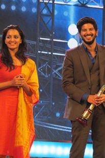 Manju Warrier and Dulquer Salmaan Manju warrier,manju warrier photos,manju warrier dance photos,manju warrier dance,manju warrier films,Ennum Eppozhum