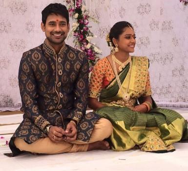 Tollywood's lover boy Varun Sandesh engaged to Actress Vithika Sheru on Monday (7 December).