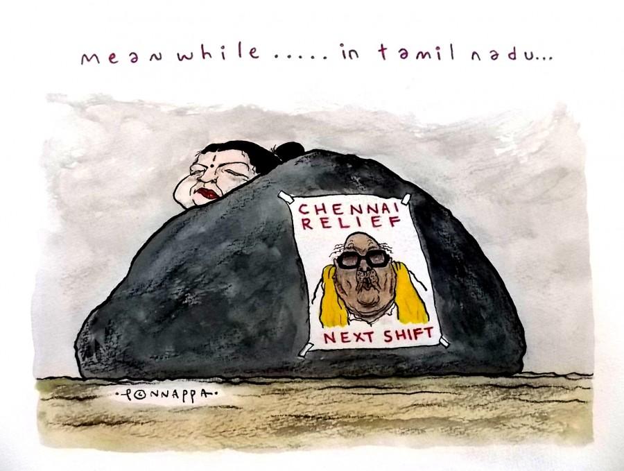 IBTimes Cartoon Cartoon,Chennai Rains,Chennai floods