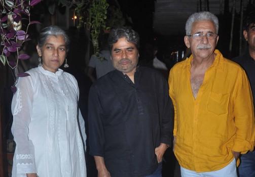 Ratna Pathak, Naseeruddin Shah attend success party of 'Hunterrr'