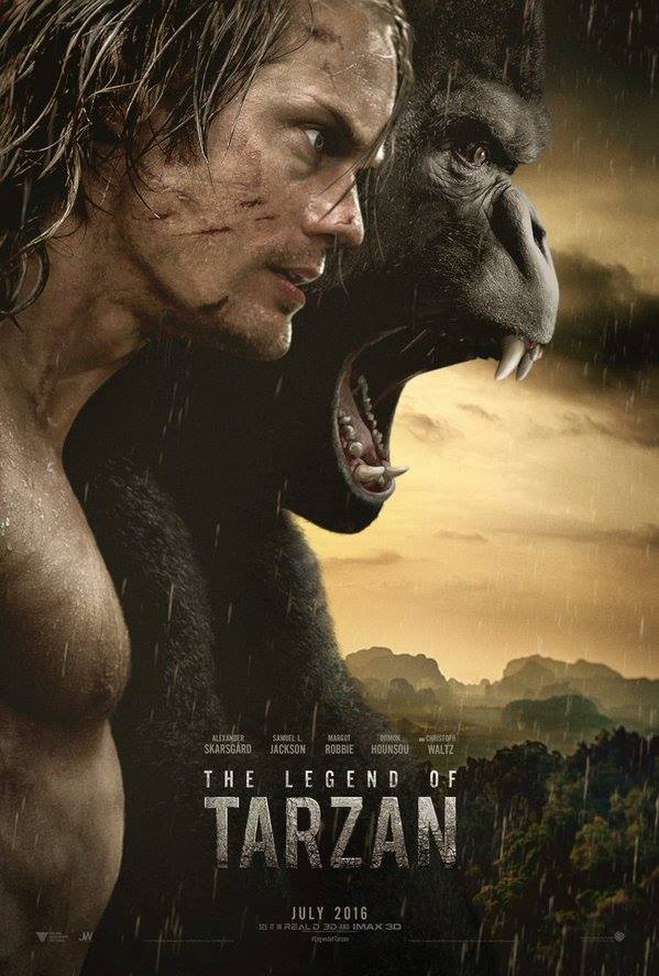 The first official look at actors Alexander Skarsgard and Margot Robbie in the David Yates-directorial The Legend of Tarzan,The Legend of Tarzan first look,The Legend of Tarzan poster,Alexander Skarsgard,Margot Robbie,David Yates